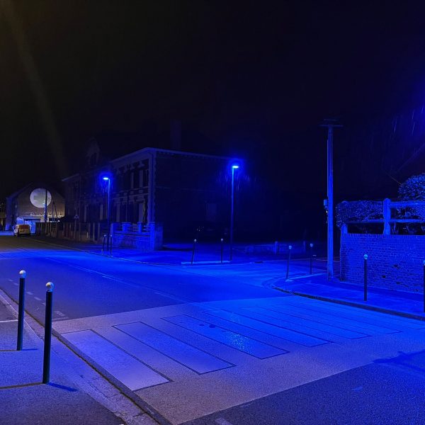 Éclairage nocturne des passage piétons